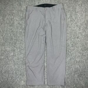 Under Armour Pants Mens Size 36 X 28 Gray Match vented Golf Casual Business